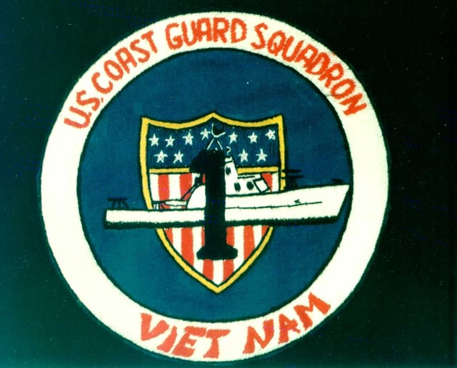 United States Coast Guard Squadron One unit patch of the Vietnam War era
