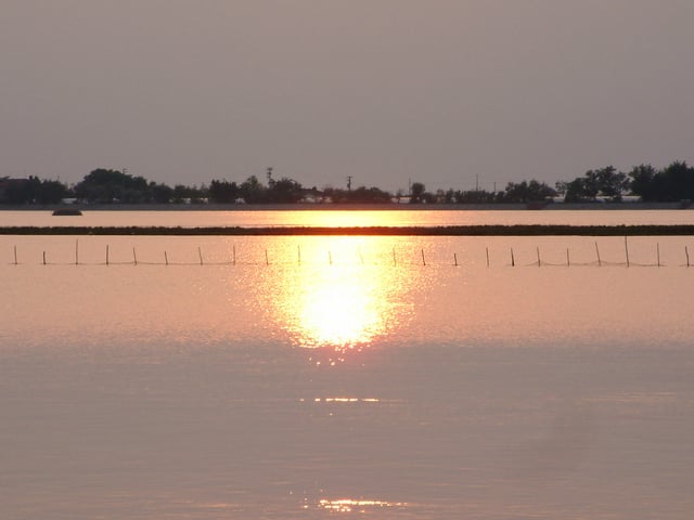 The Venetian Lagoon at sunset