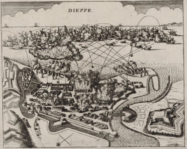 Bombardment of Dieppe, 1694