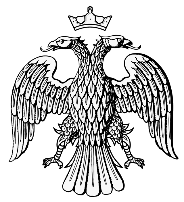 The double-headed imperial eagle, a common Imperial symbol
