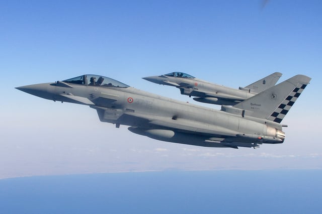 Eurofighter Typhoons operated by the Italian Air Force