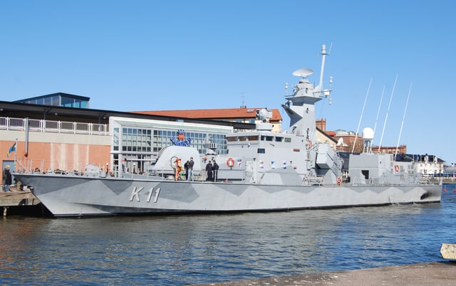 HSwMS Stockholm (PC-11), a Stockholm-class corvette with the Royal Swedish Navy