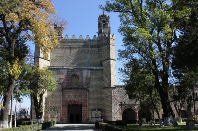 The Convento de San Miguel Arcángel in Huejotzingo, part of the Monasteries on the slopes of Popocatépetl.