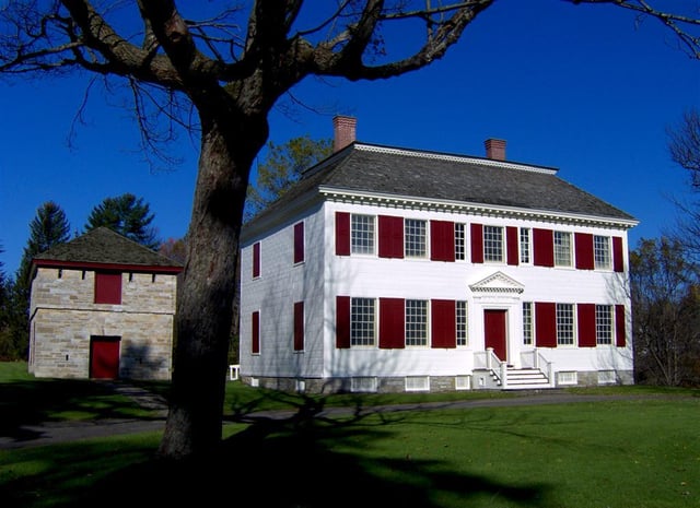 Johnson Hall, seat of Sir John Johnson in the Mohawk Valley