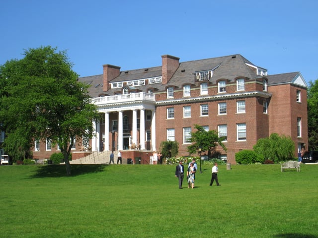 Memorial House, named for alumni who died in World War I, was completed in 1921