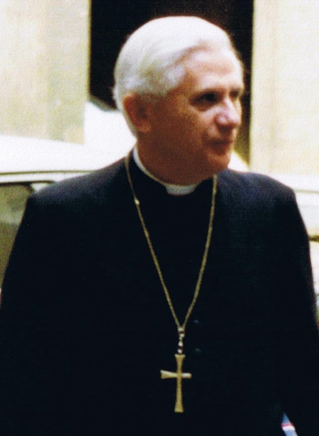 Cardinal Ratzinger in Rome, 12 October 1988