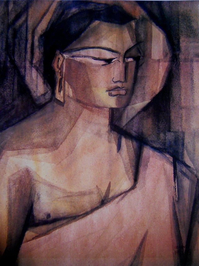 Segar's Lord Buddha.jpg water color 1987
