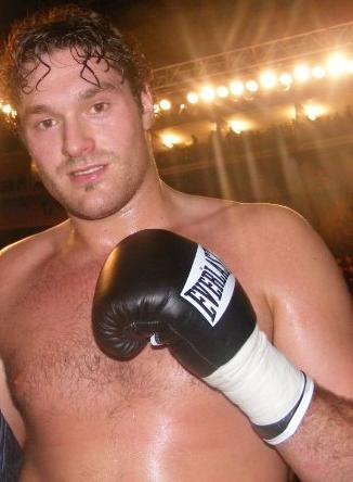 Fury after his professional debut on 6 December 2008