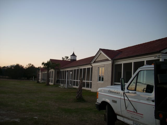 University of Georgia dormitories on Sapelo Island.