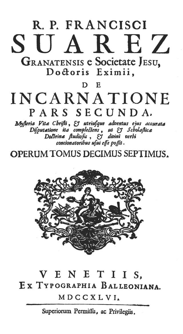 De incarnatione, pars secunda (1746).