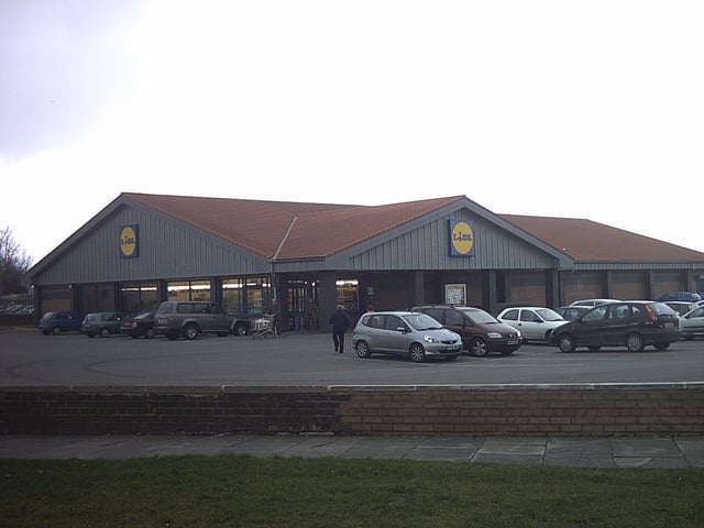 A Lidl store in Middlesbrough, United Kingdom