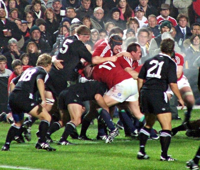 British & Irish Lions playing the New Zealand Māori in 2005