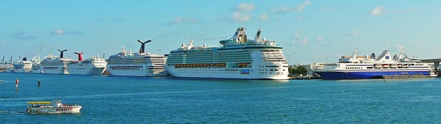 PortMiami is the world's largest cruise ship port, and is the headquarters of many of the world's largest cruise companies