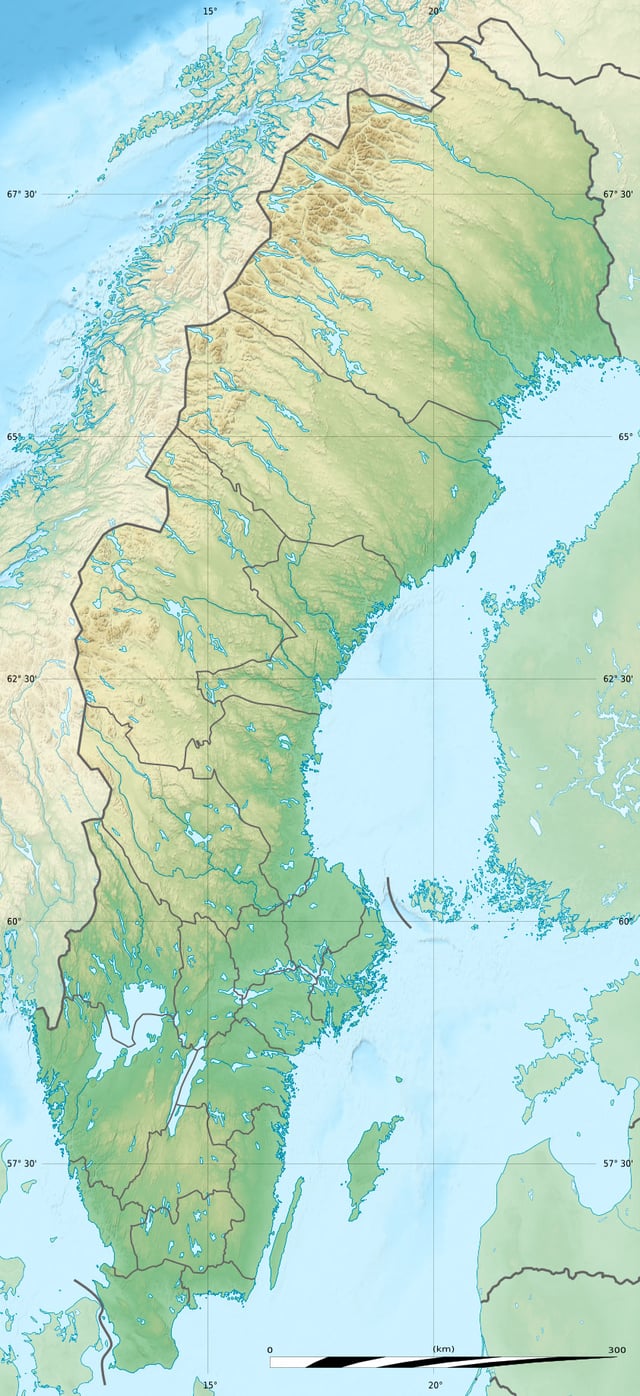 National parks of Sweden (clickable map)