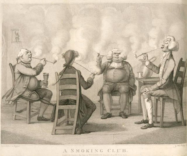 An illustration from Frederick William Fairholt's Tobacco, its History and Association, 1859