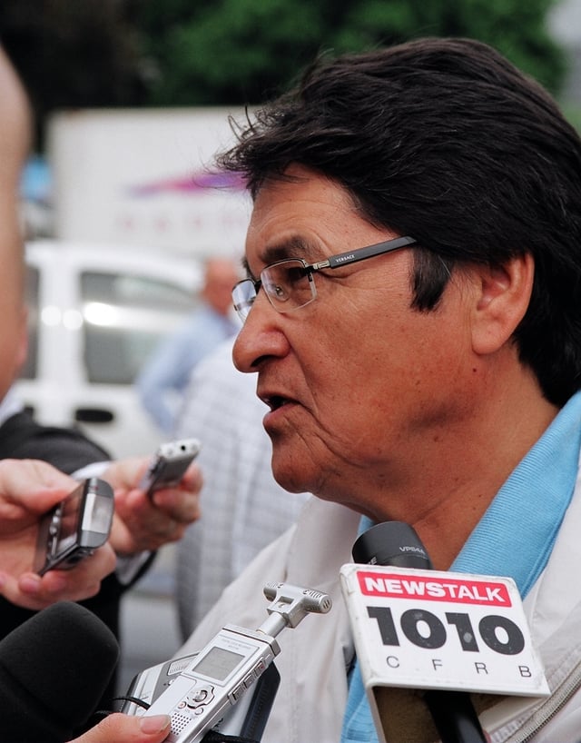 Ovide Mercredi, former national chief of the Assembly of First Nations