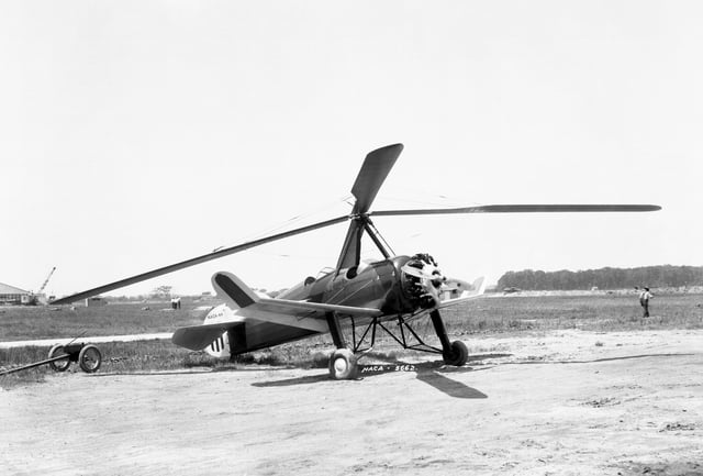 Pitcairn PCA-2 autogyro, built in the U.S. under licence to the Cierva Autogiro Company