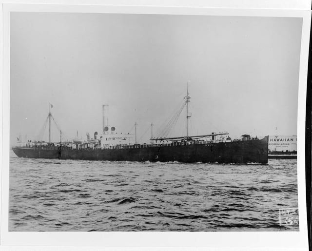 SS Texan , one of the freighters used on the Tehuantepec route