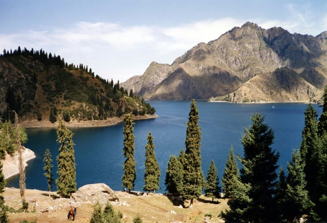 Tianchi lake.