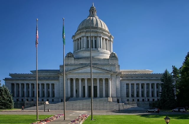 The Washington State Capitol building in Olympia