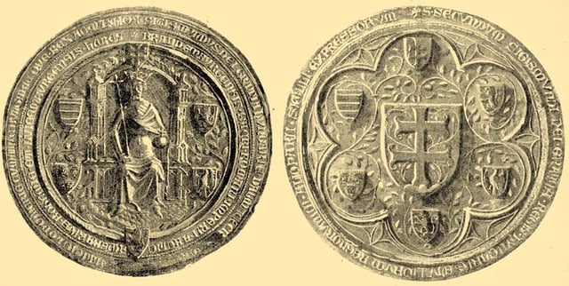 Seal of Mary's husband, Sigismund of Luxembourg