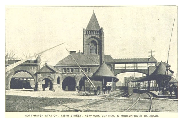 Mott Haven station of New York Central, 138th St
