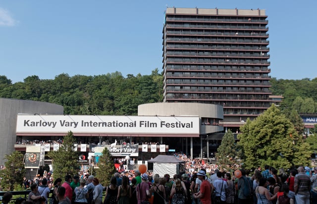 The Karlovy Vary Film Festival is the largest film festival in the Czech Republic