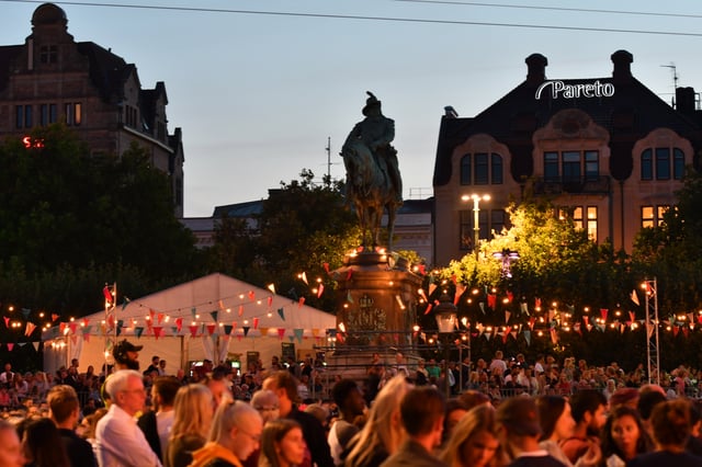 Stortorget during Malmöfestivalen 2018.