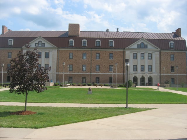 Massie Hall is the first and oldest building at Shawnee State University