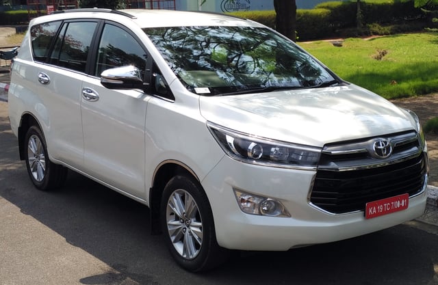 The Toyota Innova is one of the vehicles designed as part of the IIMV project.