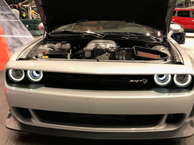 2019 Challenger Hellcat Redeye's supercharged 6.2L V8 HEMI, at the Cleveland Auto Show