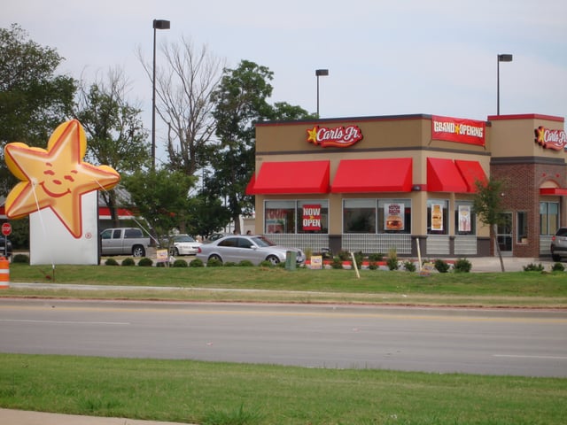 Former Carl's Jr. in Denton, Texas. This location closed in 2018.