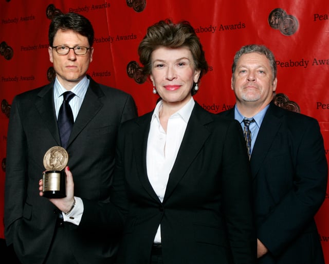 John Goldwyn, Sara Colleton and Jeff Lindsay at the 67th Annual Peabody Awards for Dexter