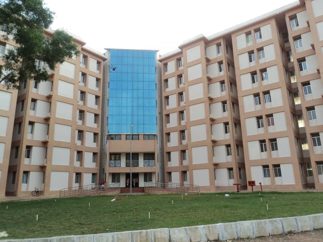 A hostel block of the college.