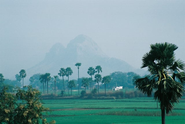 Mountain of Ashrams, near Sena Village, at Buddha Gaya