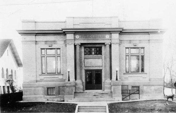 Murray City's Carnegie Library in 1912