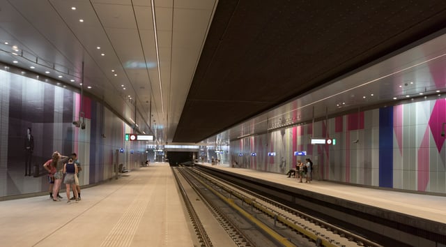 The Amsterdam Metro is a mixed subway and above ground rapid transit system consisting of five lines.