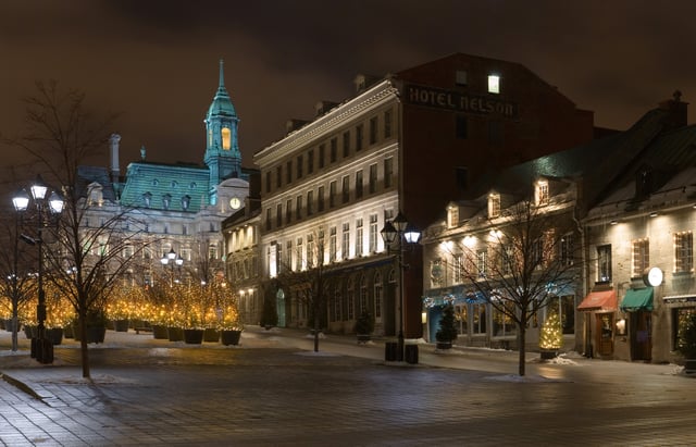 Place Jacques-Cartier is a major public square and attraction in Old Montreal.