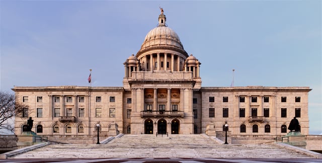 Rhode Island State House in the neoclassical style