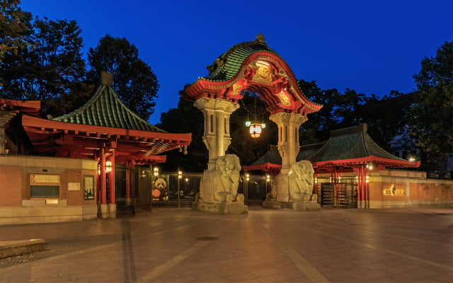 Elephant Gate at Berlin Zoo