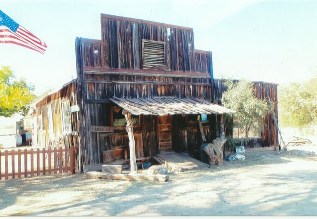 The Wells Fargo Stage Stop built in 1872 in Black Canyon City, Arizona