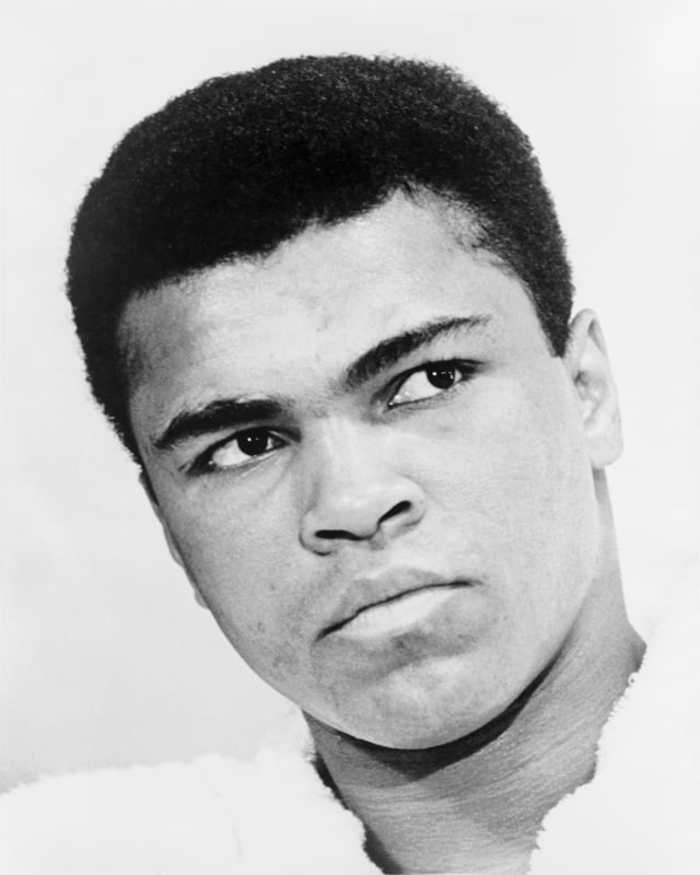 Heavyweight champion Muhammad Ali was a typical example of an out-fighter.