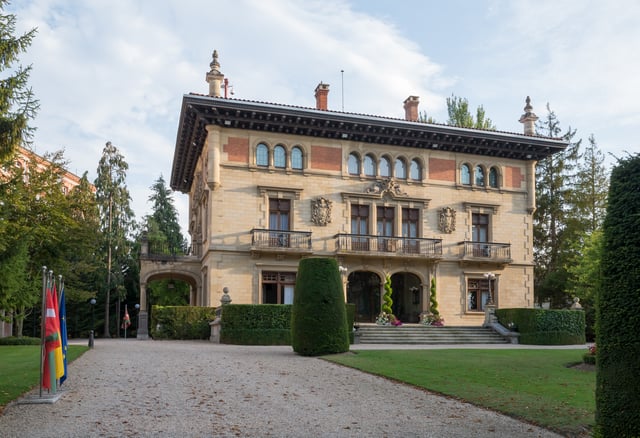 Ajuria Enea Palace, official residence of the Lehendakari in Vitoria-Gasteiz