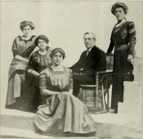 Woodrow Wilson and family