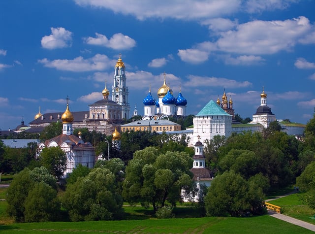 Trinity Lavra of St. Sergius, spiritual centre of the Russian Orthodox Church and UNESCO World Heritage site