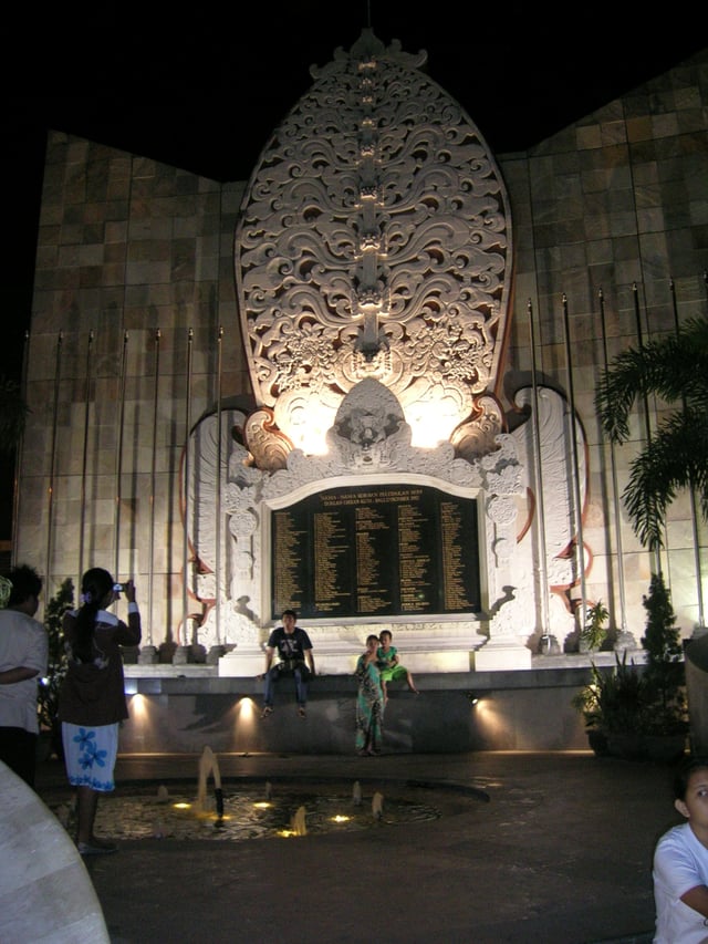 The Bali bombings monument