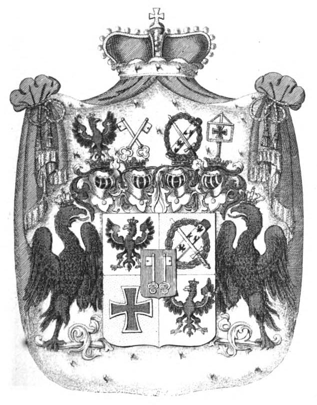 Coat of Arms of Count Blücher, Prince of Wahlstatt