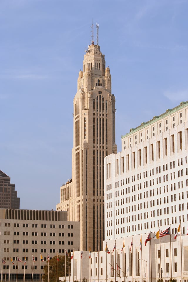 LeVeque Tower, Downtown