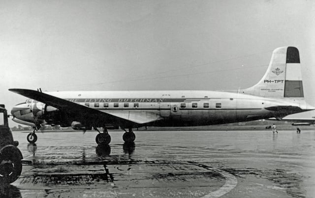 One of KLM's Douglas DC-6s in 1953.