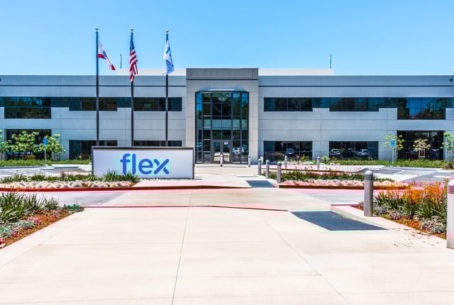 Headquarters of the electronics manufacturing company, Flex International.